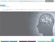 Tablet Screenshot of eyerisetech.com